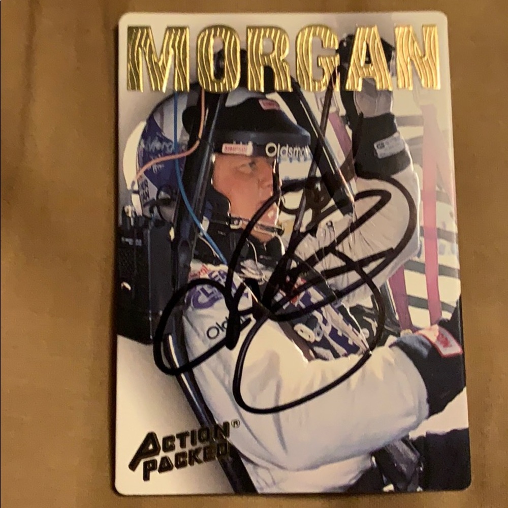 Authentic Larry Morgan autograph